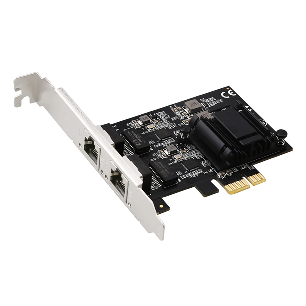 PCIe 네트워크 카드, PCIe 네트워크 카드, PCIe Express 지지대, PC 게임용, RTL8125BG 칩 이더넷 RJ45 NIC 카드, 1Gbps, 100M, 10M, 2 포트, 2.5GB