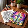 Spiral Colouring Book 24 Sheets 20x 20 cm For Graffiti Painting Drawing Book Relieve Anxiety Perfect for Many Holiday Gifts 3