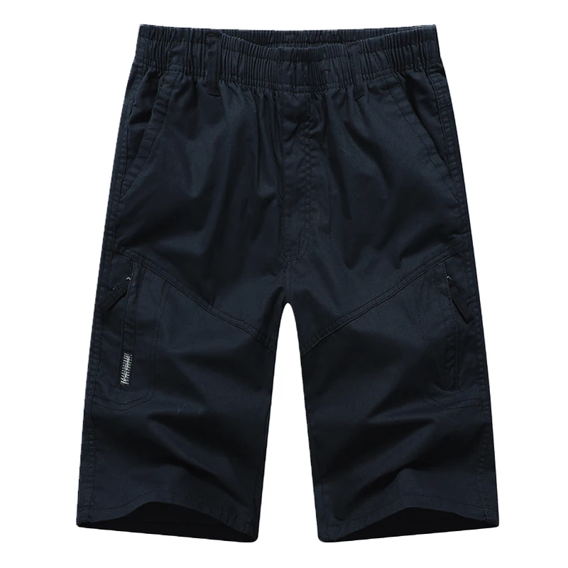 Summer Men's Solid Pockets with Elastic Pleated High Waisted Fashion Loose Sports Casual Trousers Vintage England Style Pants