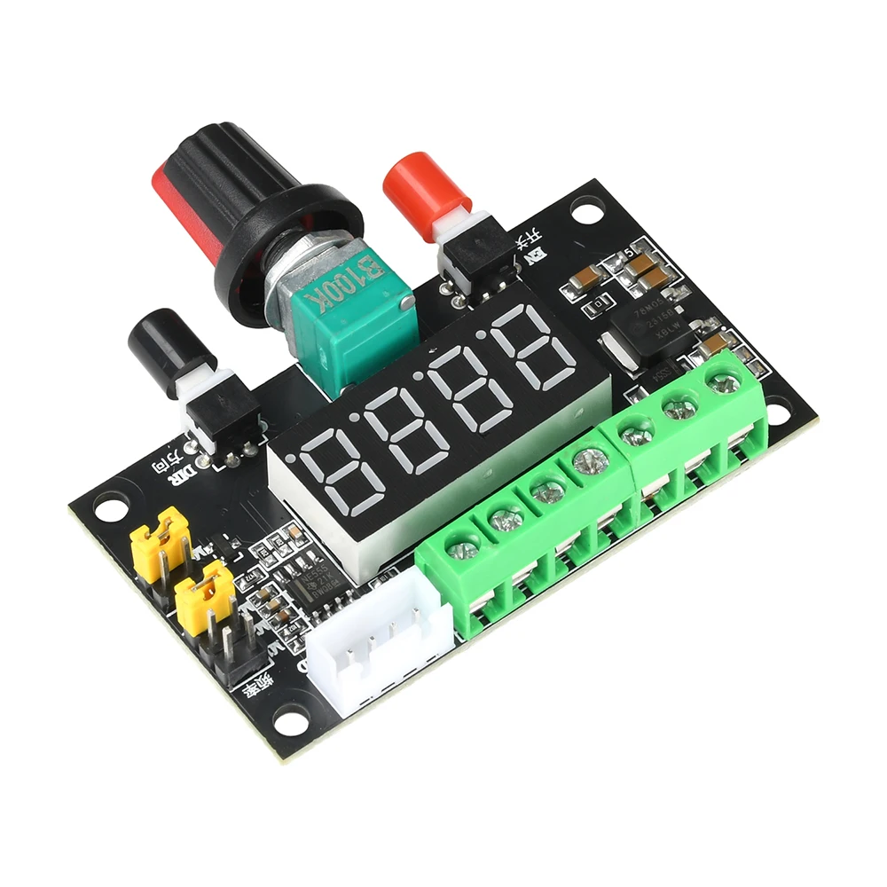 Schrittmotortreiber 12V/24V PWM Pulssignalgenerator Geschwindigkeitssteuermodul mit Vorwärts-Rückwärtssteuerung für die Automatisierung – Detail 13