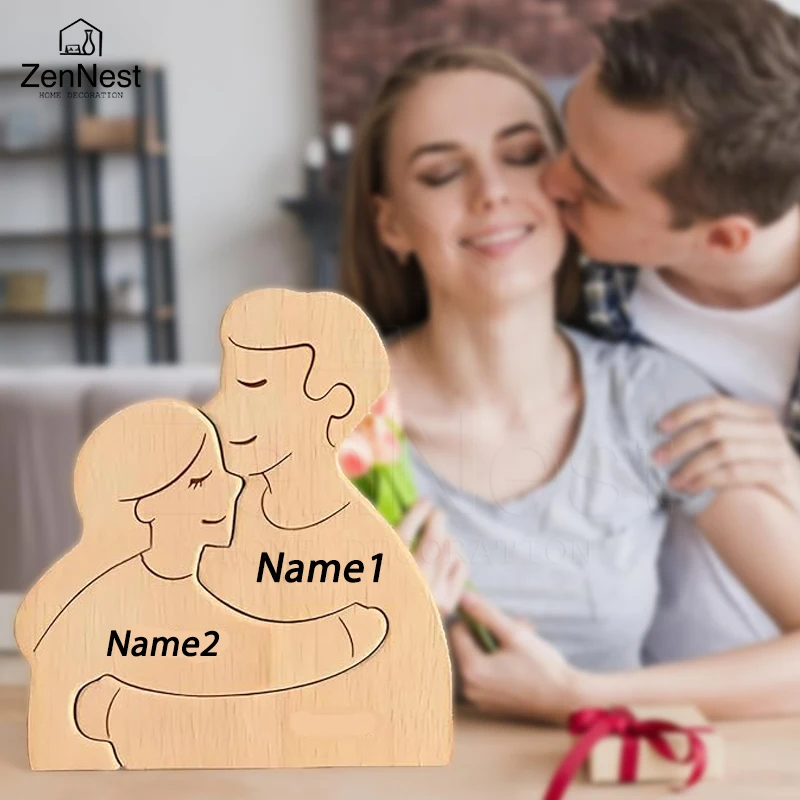 Custom Wooden Home Puzzle Décor - Thoughtful Gifts for Mother's or Father's Day