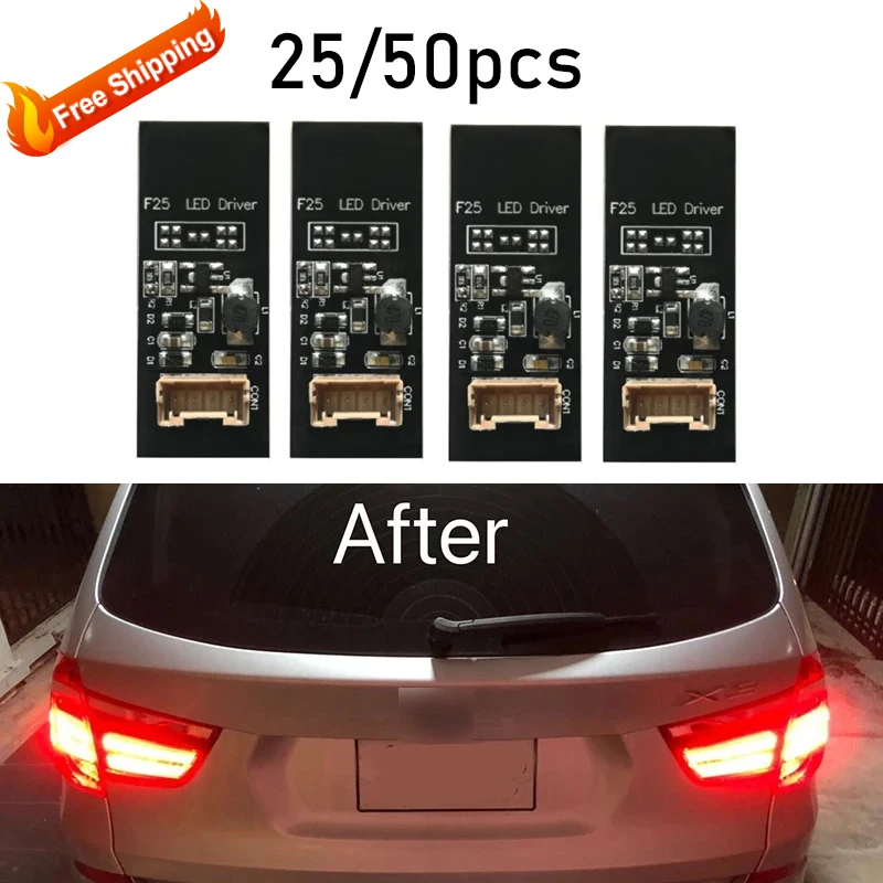 25PCS/50PCS For BMW X3 F25 2011 to 2015 Rear Driver B003809.2 LED Light Repair Replacement Car Tail Lights