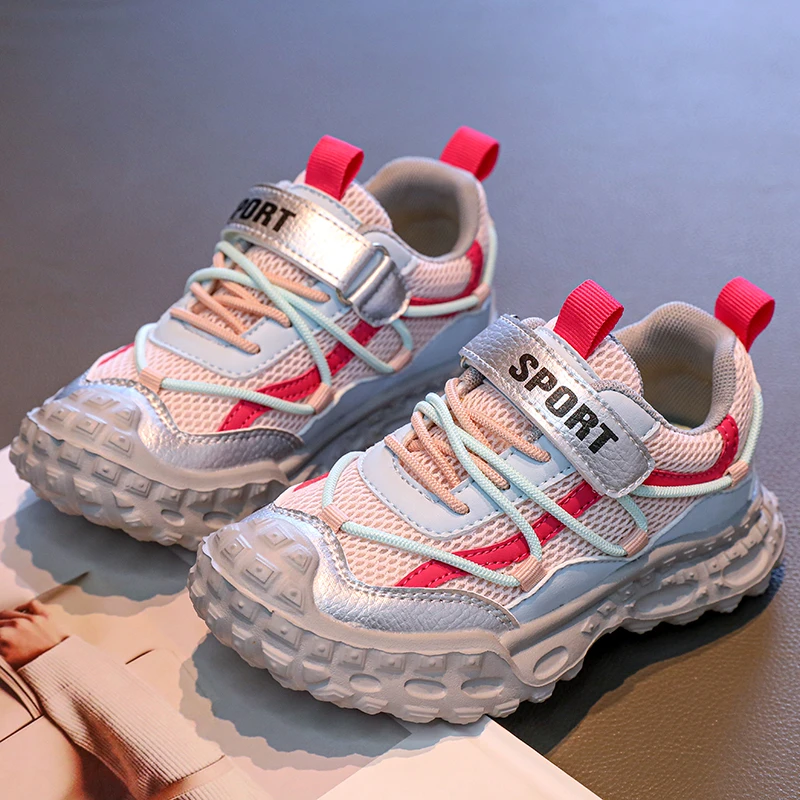 Girls Mesh Breathable Casual Basketball Shoes