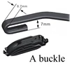 1PCS Multifunctional Wiper Interface Buckle Boneless Wiper Replaceable Buckle Wiper Blade Connector Windscreen Wipers Parts 4