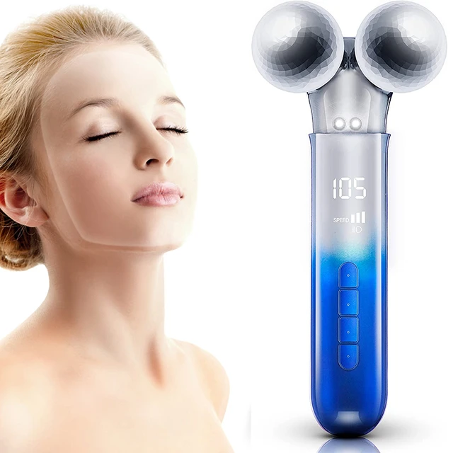 Facial Massager Low-Frequency Crescent Shaped Beauty Instrument V-Shaped  Face Wrinkle Removal Facial Muscle Stimulator