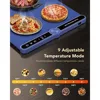 Warming Mat for Food, Electric Warming Tray with 9 Level Adjustable Temperature & 6 Hours Timer,Foldable Portable Food Warmer 3