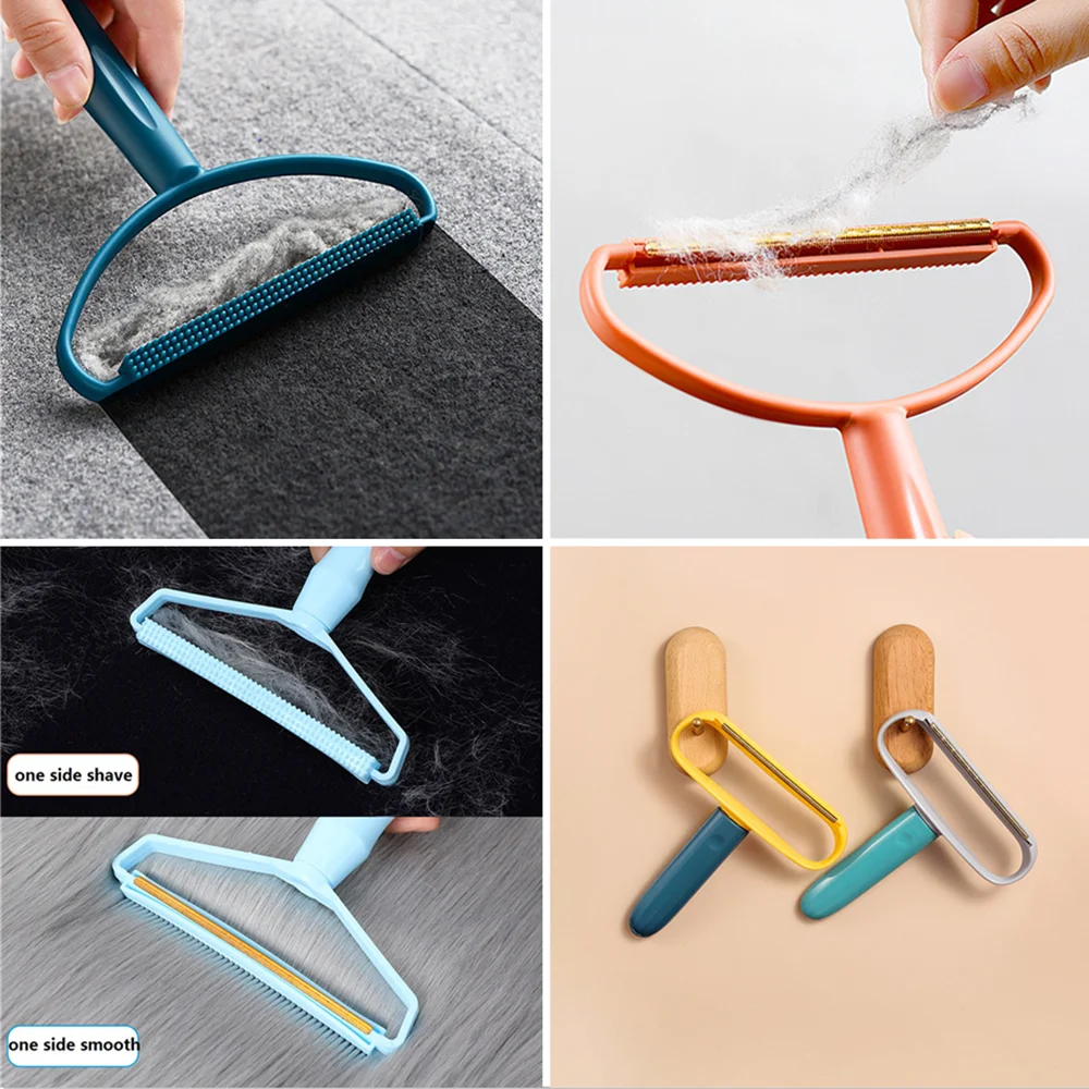 Manual Lint Fluff Pellet Remover Carpet Wool Coat Clothes Fabric Shaver Scraper Brush Tool for Animals Dogs Cats Hairs