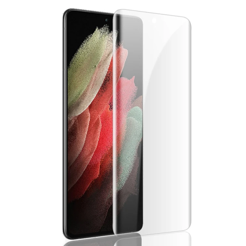 Закаленное стекло с жидким нанопокрытием и УФ-клеем для Oneplus 8 9 ACE 2 11 Pro 10 7 7T, Защитная пленка для экрана 1 + 8T 9R 9RT 11pro 10T, защитная пленка (art.: 3920c2ea01f66) - 3920c2ea01f66