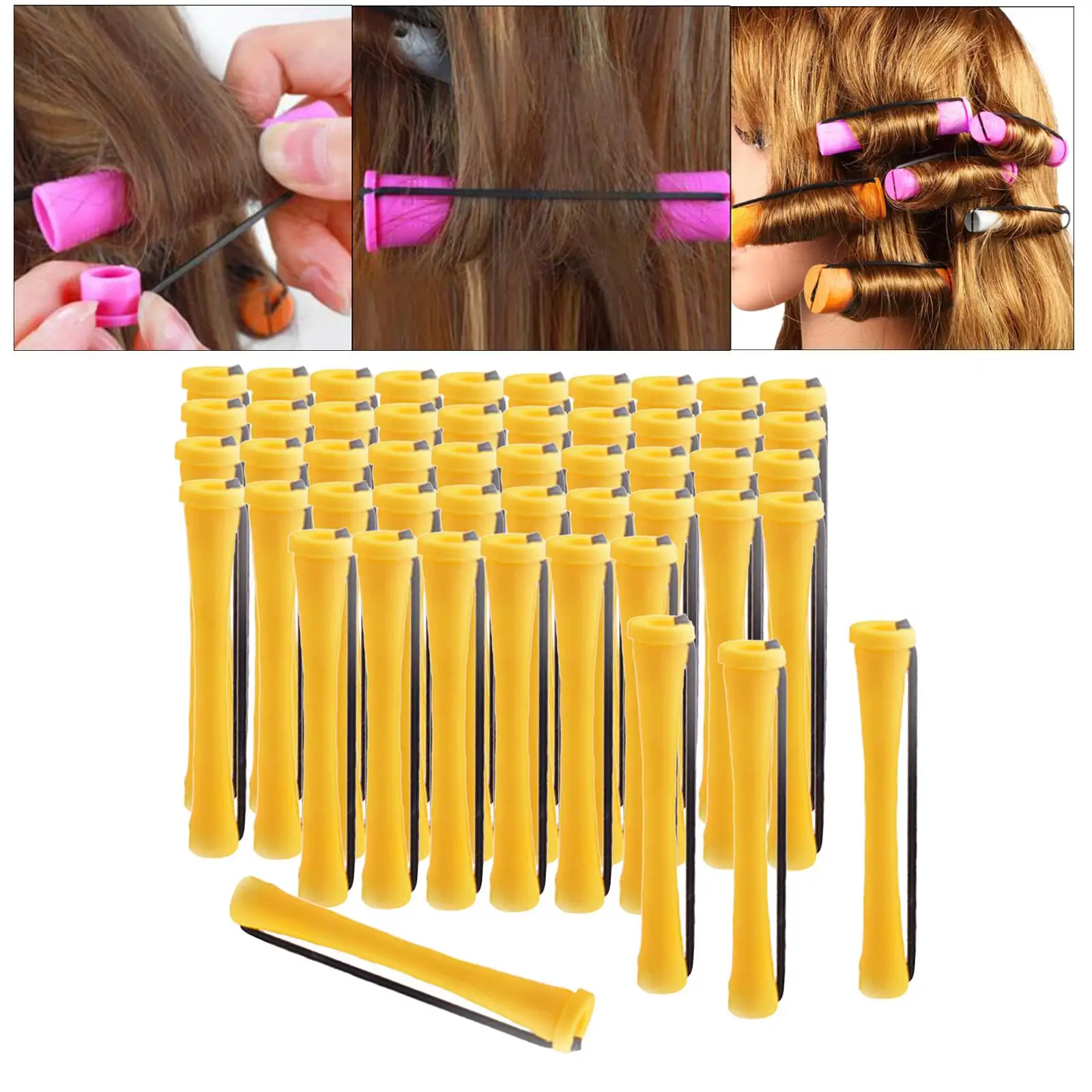 Perm Rodsing Hair No Non Small Medium Large Size Naturaly Wavy Rod Women Hair Styling Girls hair styling tool hair curling tools