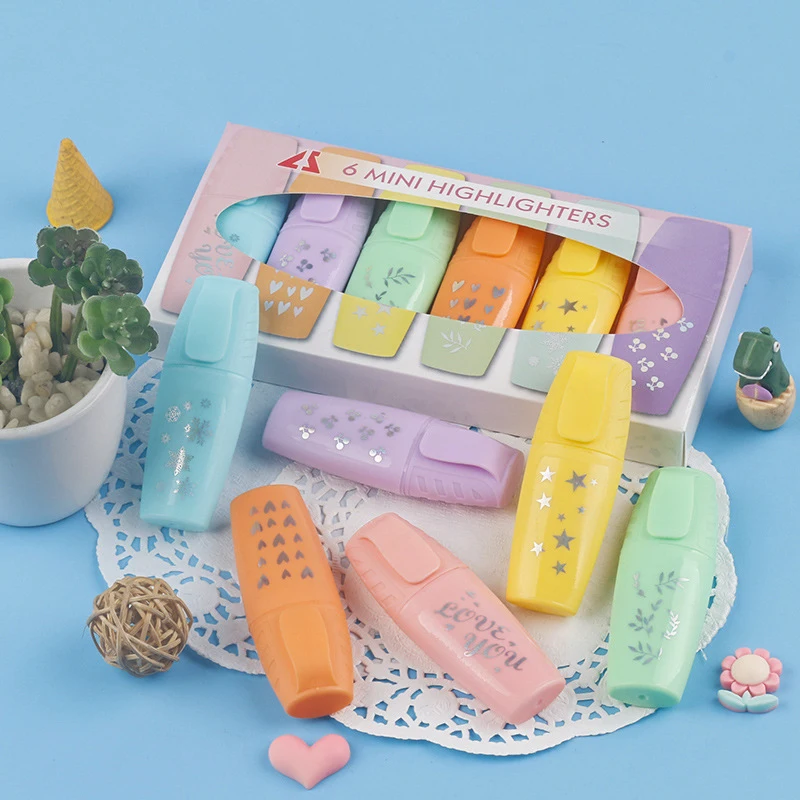 6 pcs/set 1-3-5 set Highlighter