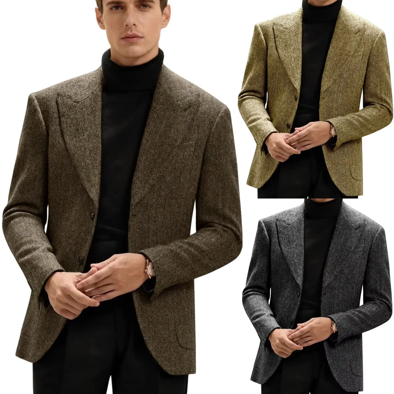 Veste de costume italienne classique pour hommes