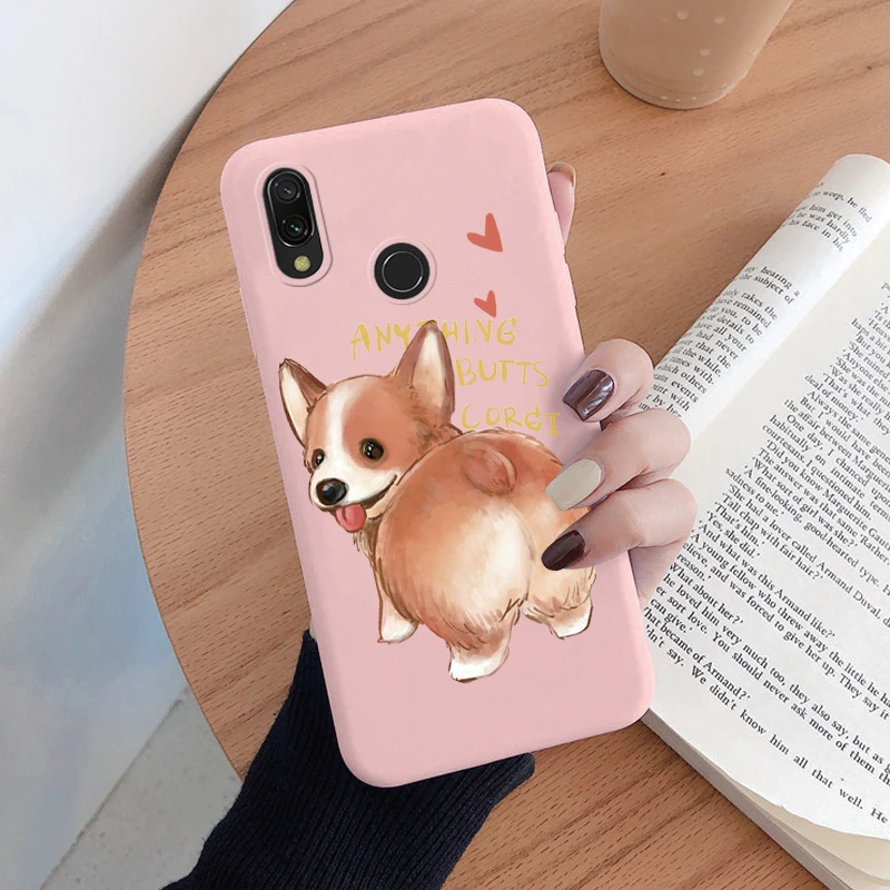 Grappige Telefoon Case Beschermhoes Voor 6,3" Xiaomi Redmi Note 7, Ultradun, Motief Ultradun TPU Case Hipster Giraffe