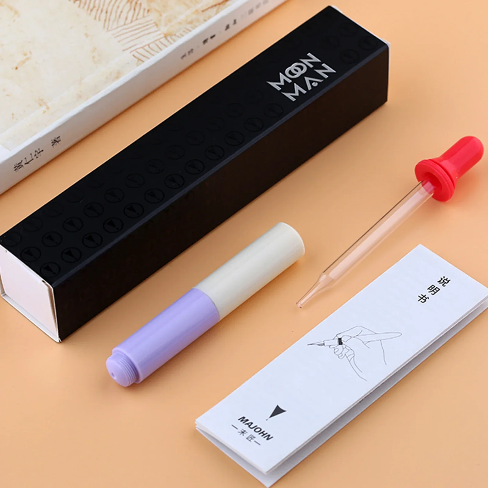 Moonman Second Generation wancai fountain pens Transparent writing ink Pen Mini Pocket Pen gift for students school supplies 5