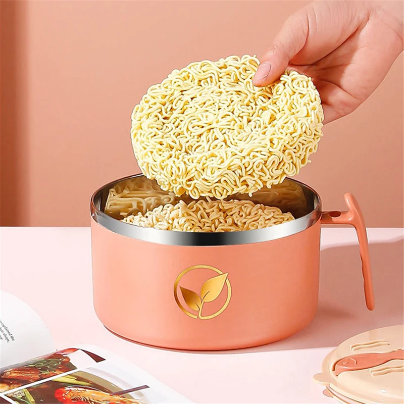 Aliexpress Korean Stainless Steel Noodle Bowl Korean Ramen Noodles