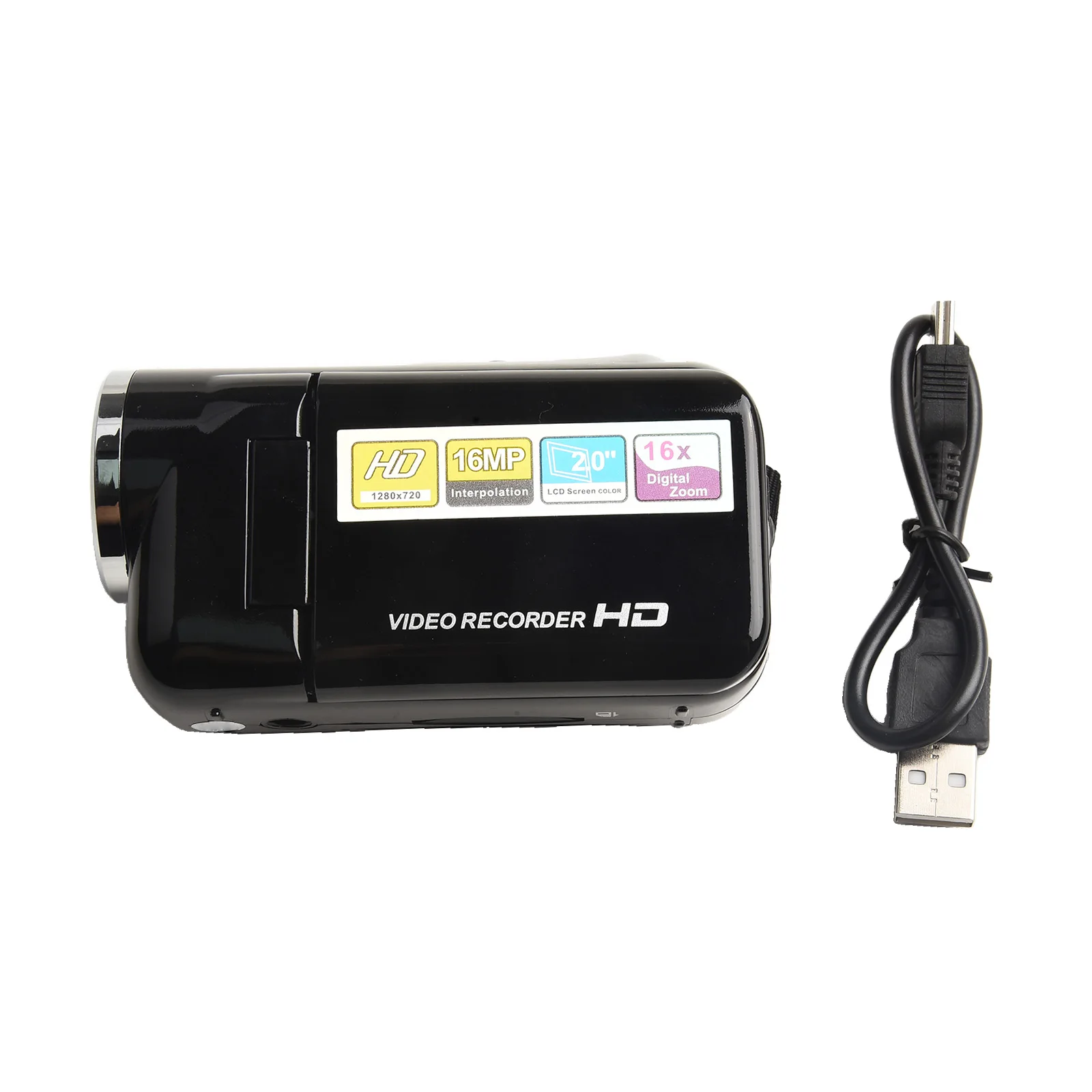 Description Picture 5 of itemD90 1080P 16MP Digital Camera 2.4 Inch Rotatable Screen Camcorder- 16X Zoom HD Video Recorder With Fill Light      N E W