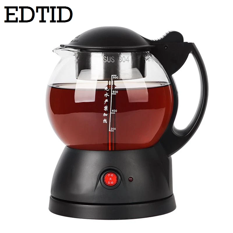 EDTID 0.8L Electric Automatic Kettle Glass Teapot Chinese Puer Tea