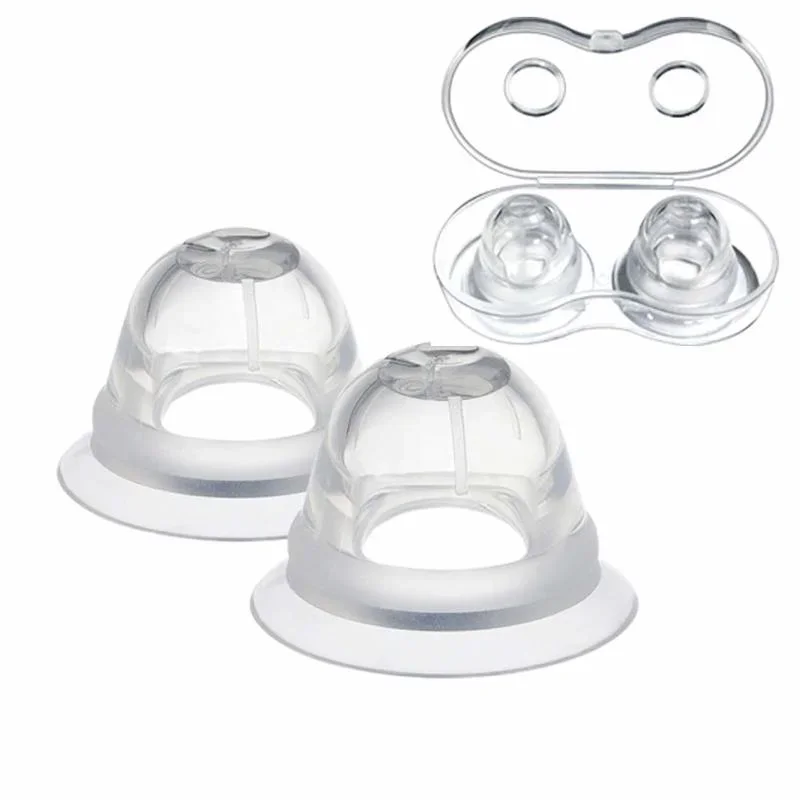 Soft Silicone Nipple Corrector Nipple Suckers Suction Nipple Aspirator Puller Flat Inverted Retraction Nipple Treatment Redress 4