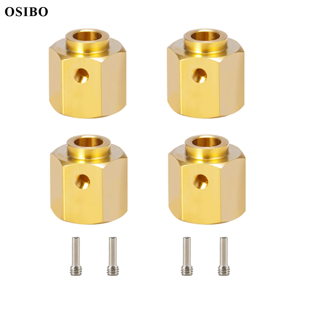 

6/8/9/10/11/12 MM Heavier Brass 12MM Wheel Hex Extended Adapter for RC Crawler Traxxas TRX4 TRX-4