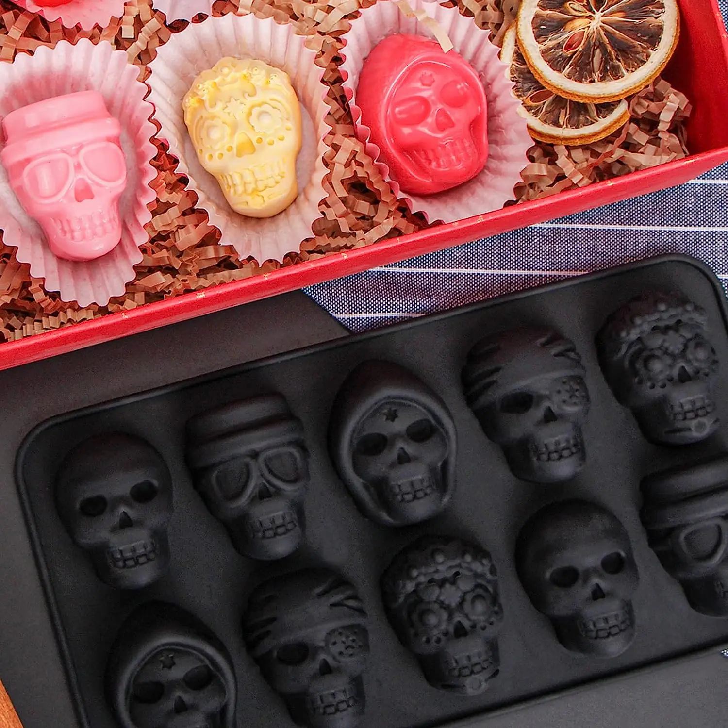 Buy 2pc Silicone Chocolate Candy Molds