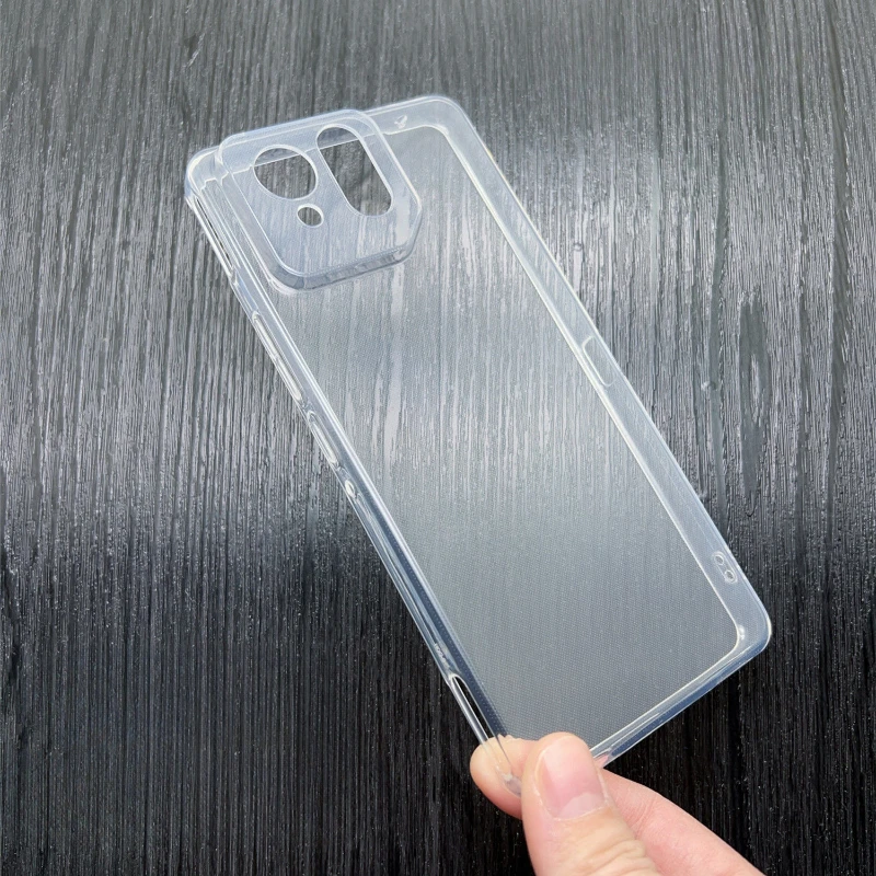 Premium Transparent Soft TPU Phone Case - Durable Silicone Protective Cover