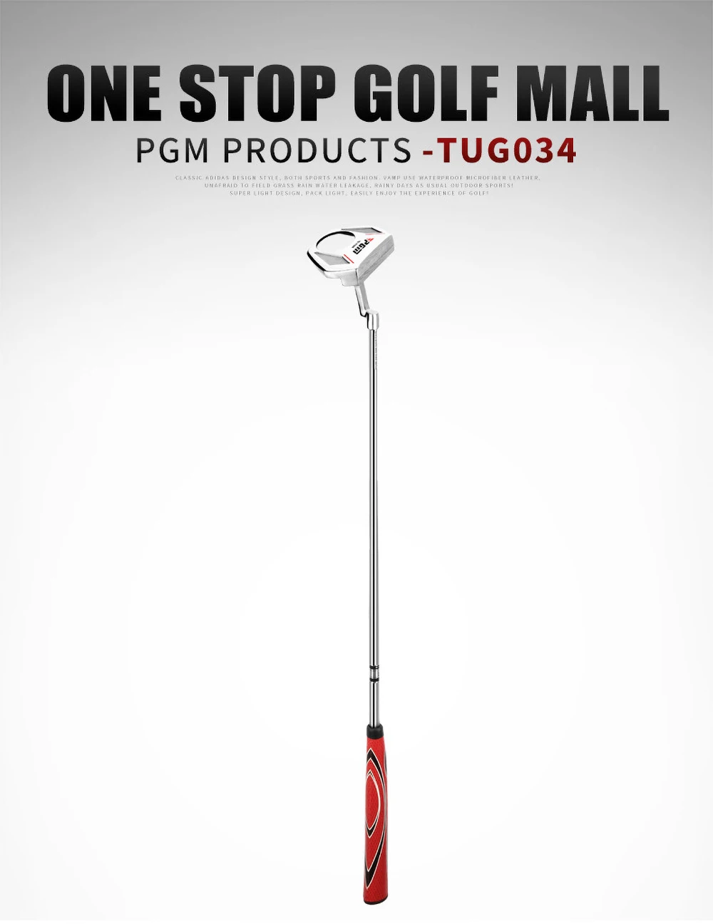 

PGM TUG034 Golf Club With Pick-Up Aiming Line Semi-Circle Ball Function For Low Center Of Gravity Men Stainles Steel Putter Head