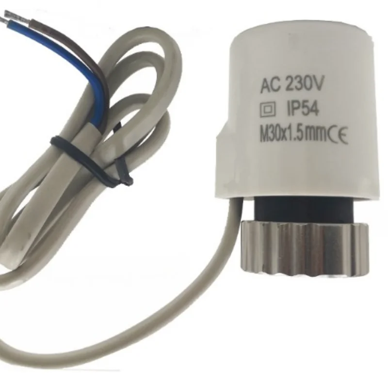 Нормально открытый Электрический тепловой привод 230 В для трубонагревательного