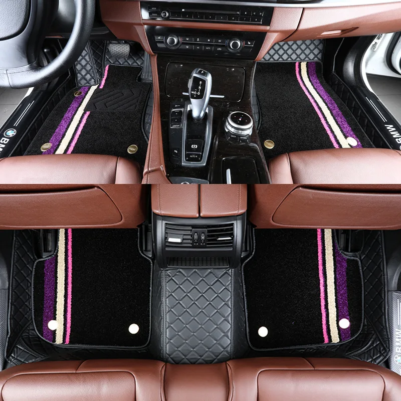 LeatherCustomFullSetCarFloorMatsForNissanJuke201520162017