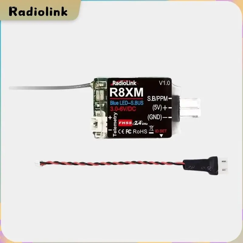 Récepteur RC R8XM 8 canaux 2.4GHz SBUS/PPM 4000m pour drone