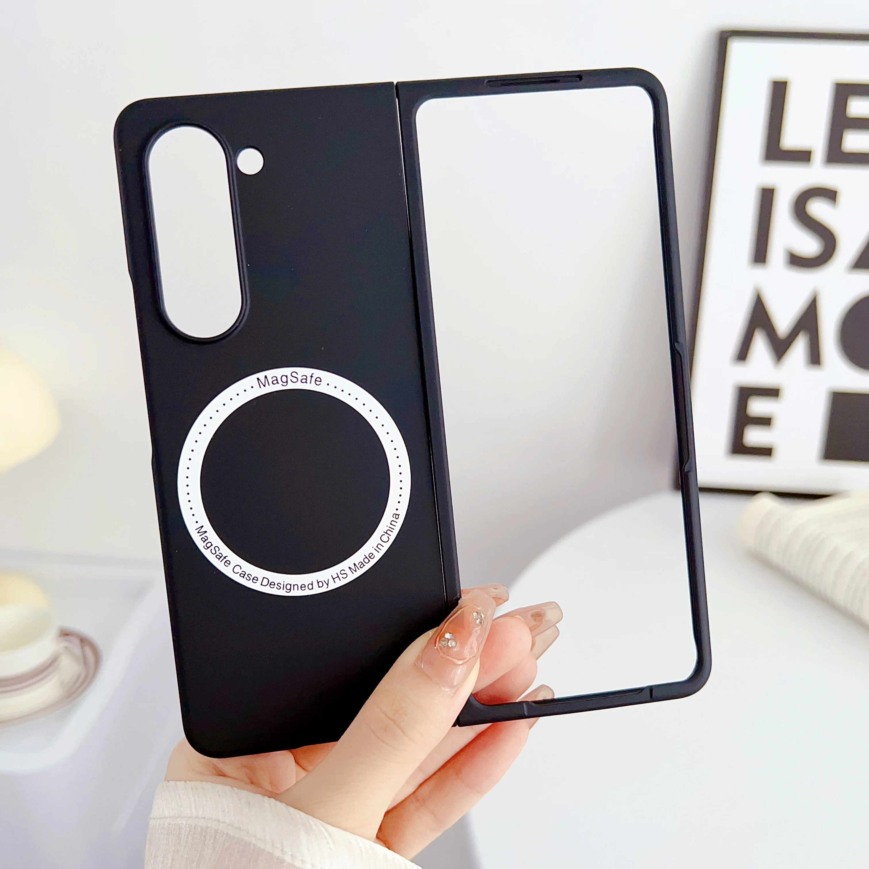 

For Samsung Galaxy Z Fold 5 Case Magnetic Wireless Charging For Magsafe Colorful Folding Shockproof Protection Cover Accessories