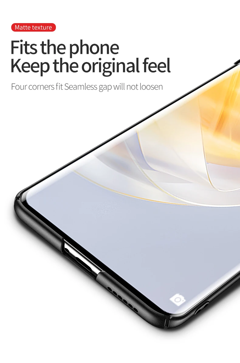 Huawei – coque rigide antichoc pour PC, étui léger, Ultra mince, mat, Mate50 Mate 40 50 60 Pro_voghion.com