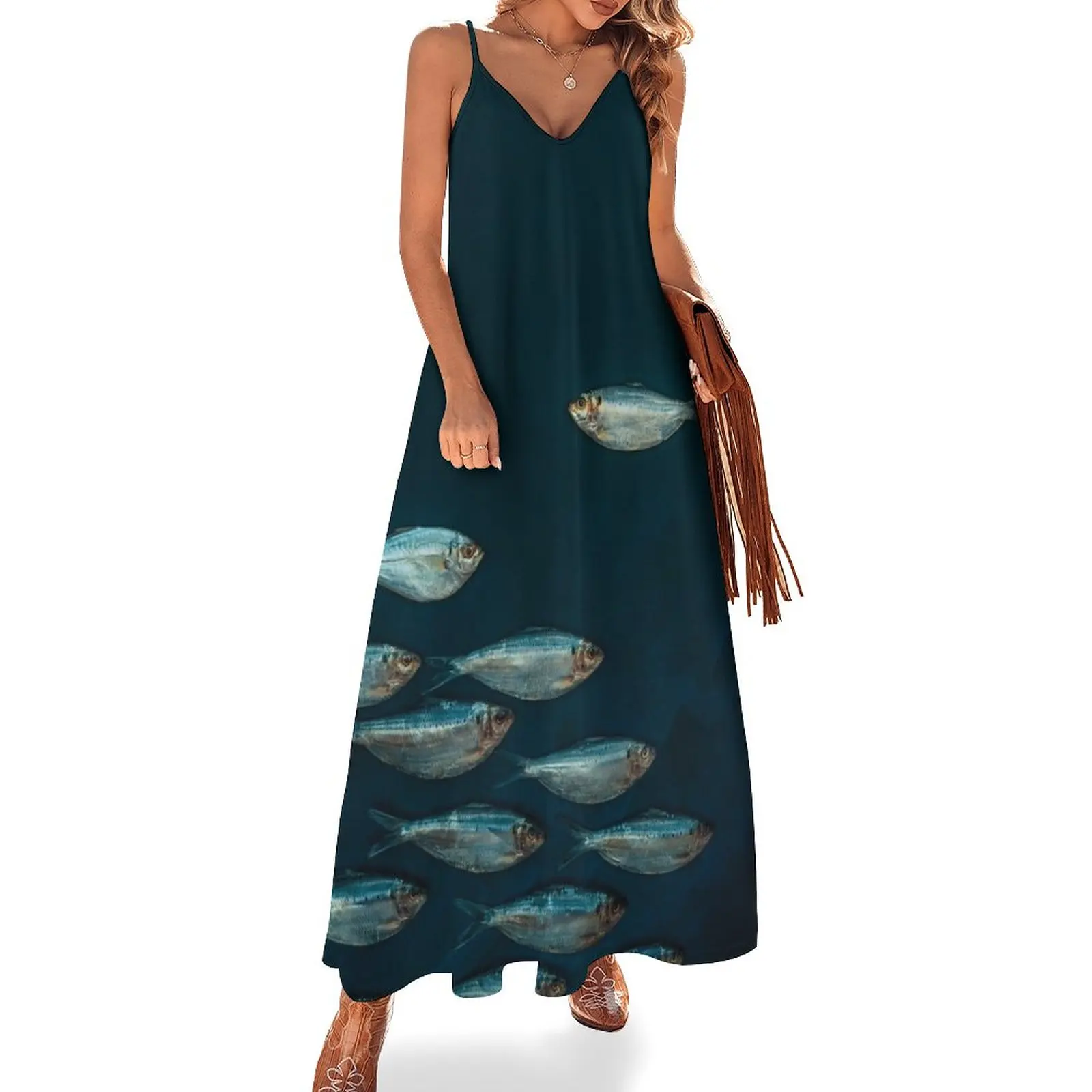 

Running Against the Tide Sleeveless Dress women's summer clothing 2023 prom dresses long dress women summer