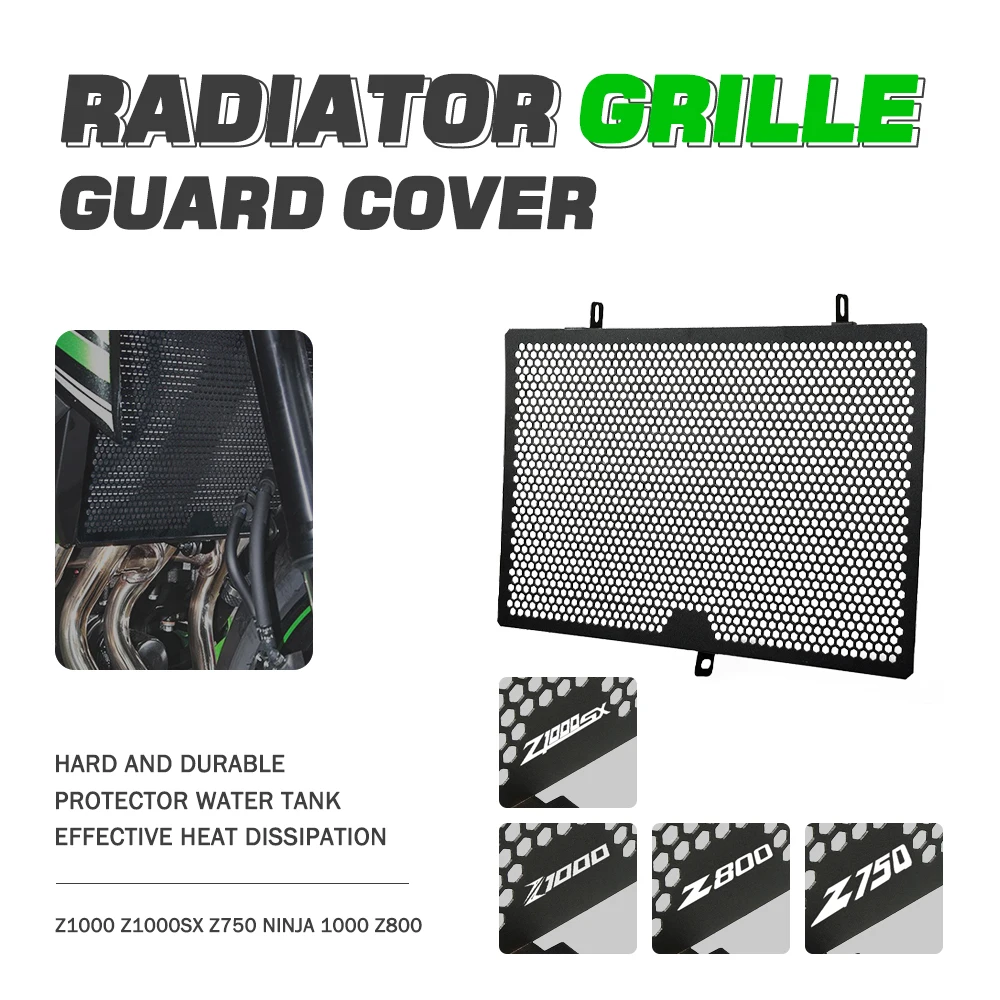 Stainless Steel Motorcycle Z750 Radiator Guard Grille Cover For