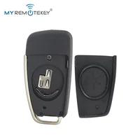 กุญแจรีโมทรถยนต์แบบพับได้ MYREMOTEKEY รุ่น 8P0 837 220 D สำหรับรถยนต์ออดี้ A3 TT ปี 2006 - 2013 ความถี่ 434 MHz ชิป ID48 หัวกุญแจ HU66 3 ปุ่ม 6