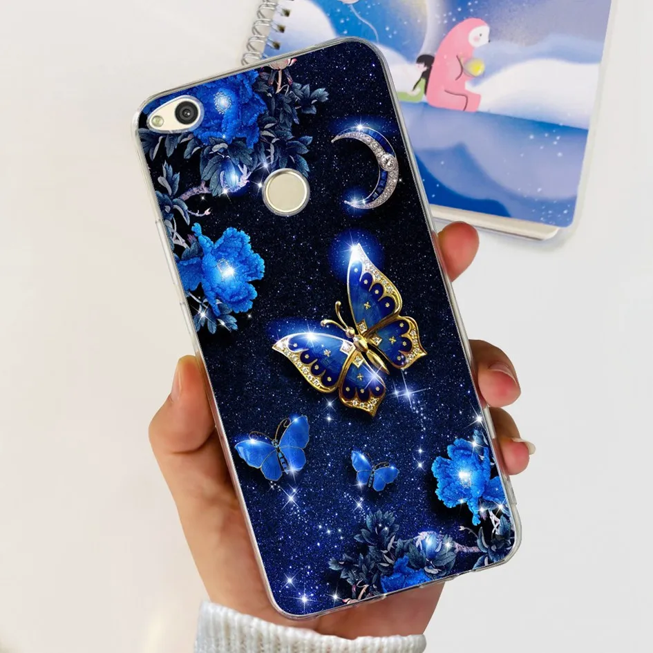 Floral Love Heart Soft Silicone Clear Phone Case