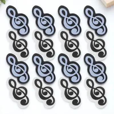 20Pcs Small Music Note Erasers Cute Mini Tpr Erasers for Students School Classroom Reward Prizes Home Study Essentials