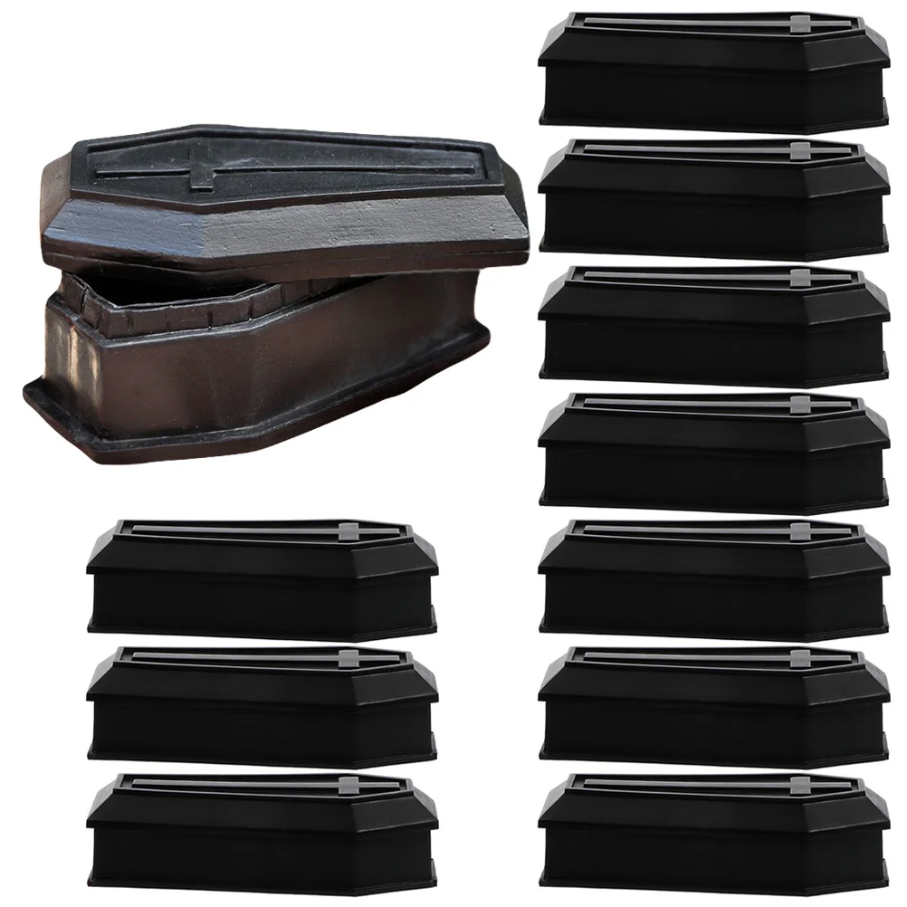 

10pcs Coffin Boxes Coffin Favor Boxes with Lids Decorative Jewelry Boxes