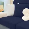 Olanly Magic Sofa Covers Washable Fashion Universal Couch Cushion Covers Navy Cushion Loveseat Large Size Stretch Couch Sofa 2