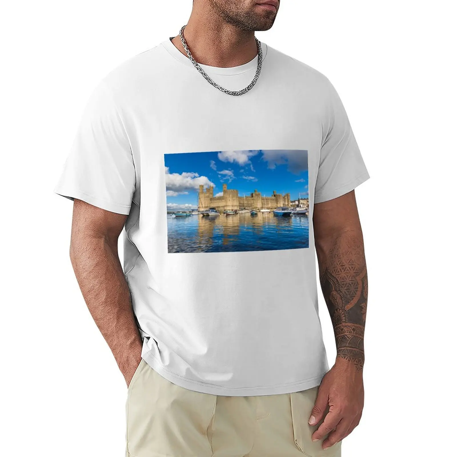 

Caernarfon Castle T-shirt animal prinfor boys customs design your own mens graphic t-shirts pack