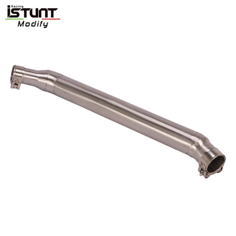 Motorcycle Exhaust Escape Moto System Slip On For CFMoto 400 GT 650 GT Modified Middle Link Pipe Connect Original Muffler - Image 6