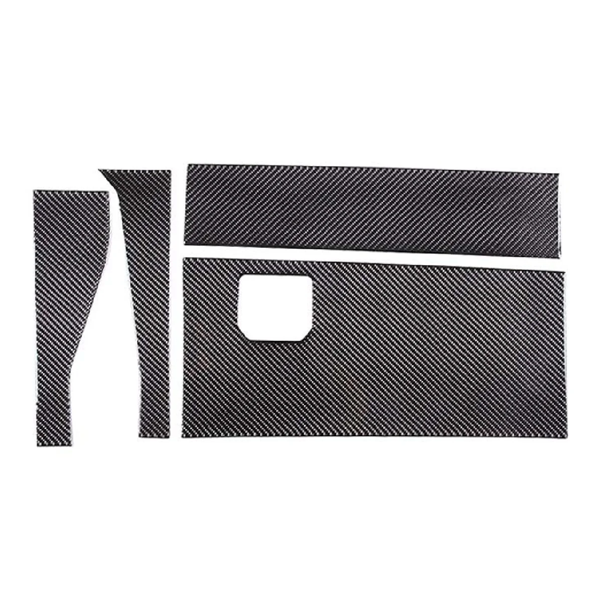 

For 2022-2023 Co-Driver Storage Box Panel Sticker Real Carbon Fiber Soft