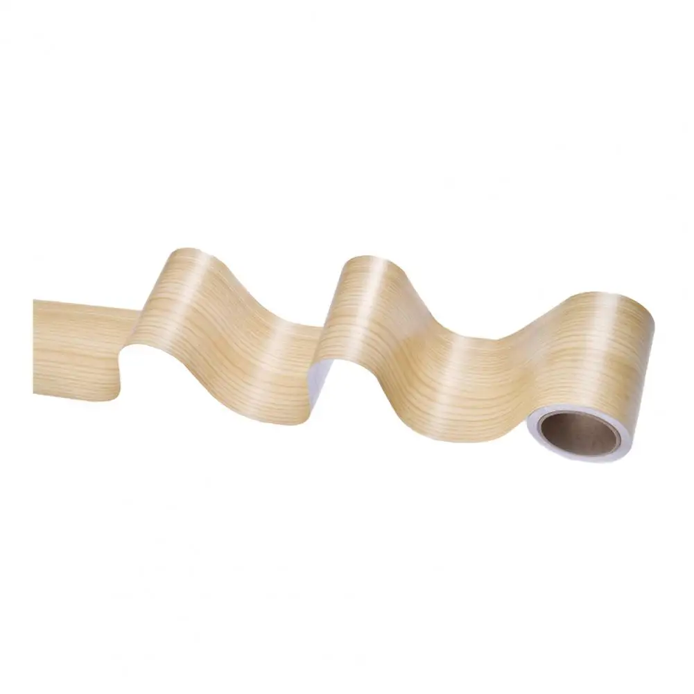5CM/10CMx10M Wood Grain Border Sticker Waterproof PVC Self-Adhesive Peel-And-Stick Mirror Frame Kitchen Bathroom Wall Bor 1 Roll wall stickers self adhesive stickers kitchen wall sticker waterproof wall tape