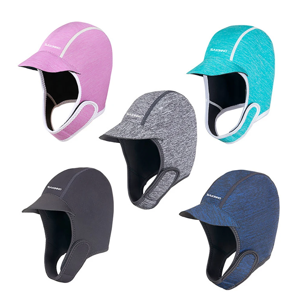2MM Neoprene Swimming Caps Kitesurf Windsurf Hats Hunting Snorkeling Scuba Pool Diving Swimming Cap Cold-Proof Wetsuits Head 2