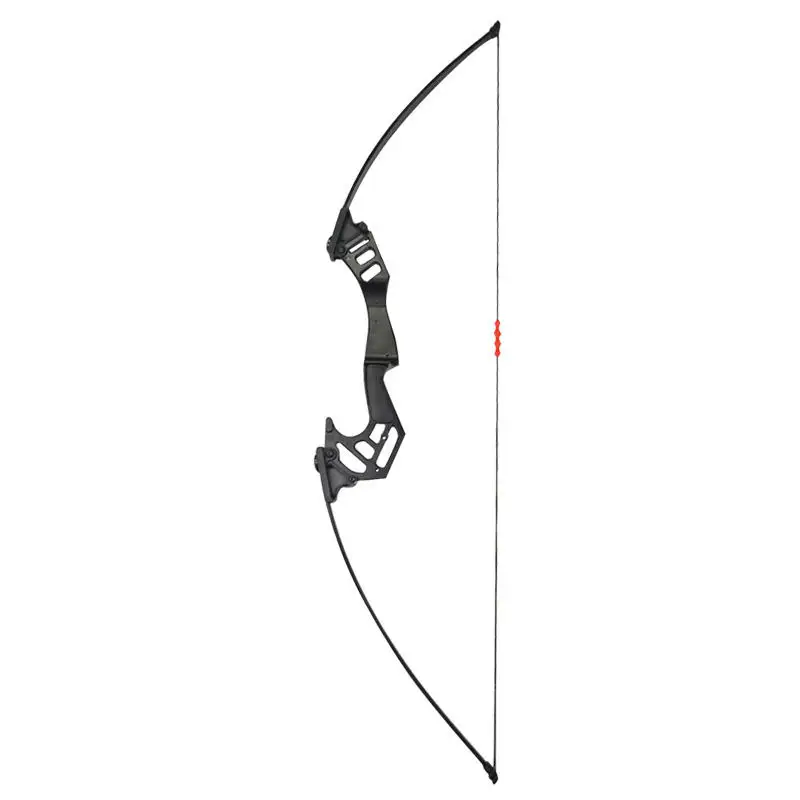 

35lbs High Strength Durable Metal Straight Bow Black Archery Shooting Equipment