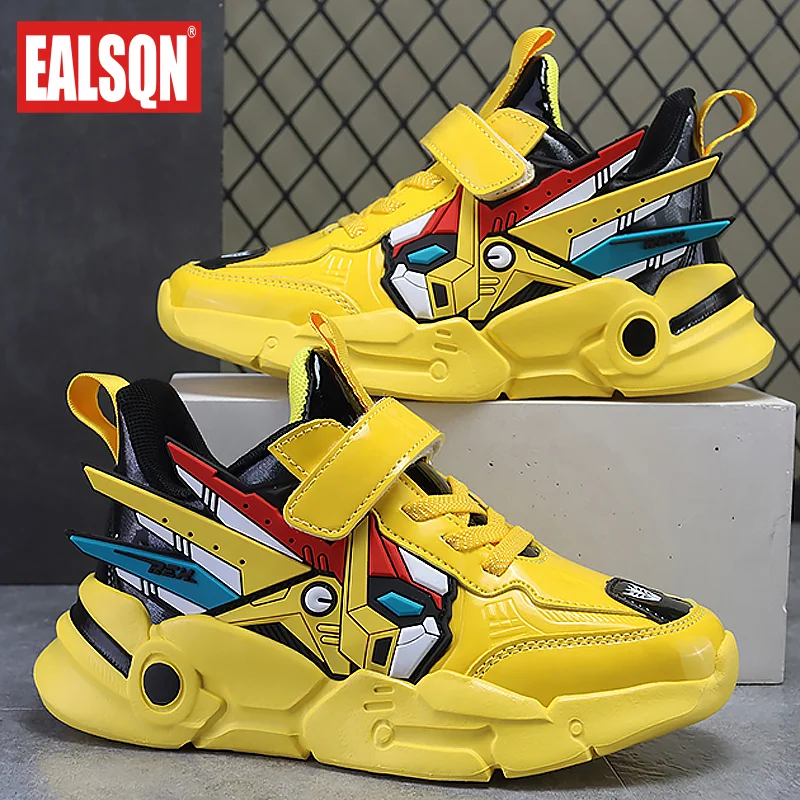 Kids Shoes Boys Sneakers PU Leather Children Sneakers 2024 New Fashion Casual Sports Tennis Shoes for Boy - 2
