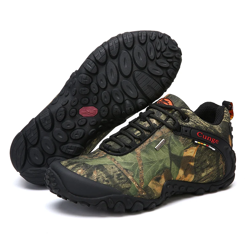 

Large Size 46 Outdoor Trail Hiking Shoes Men Sneakers Non Slip Man Sports Shoes Army Green Men Cross-country Traveling Footwear