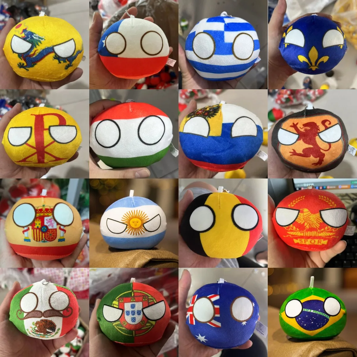 68 styles 10cm Country Ball Plush Toys Polandball Pendant Country Balls Countryball Stuffed Doll Birthday Gifts for Kid Toyss 80 90mm aluminium alloy bga reballing station bga reball kit magnetism lock bga stencils solder balls gifts