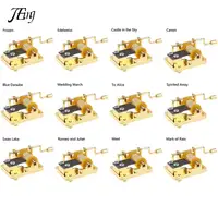 18 Tones Mini Hand Cranking Music Box Decorative Collectibles Christmas Gift Birthday Party Boxes (12 types Of Music Available) 1