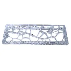 Ventilated Keyboard Shell Case - Enhanced Durability and Airflow, Easy Installation (Transparent)