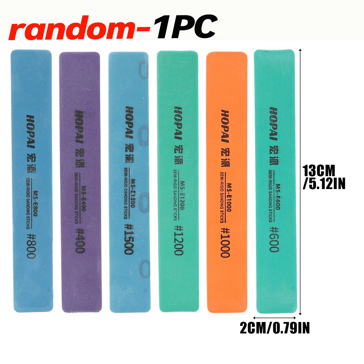Sanding Sticks Set - Home Semi-Rigid Sandpaper for Wet & Dry Use, Ideal for DIY Model Polishing and Detailing