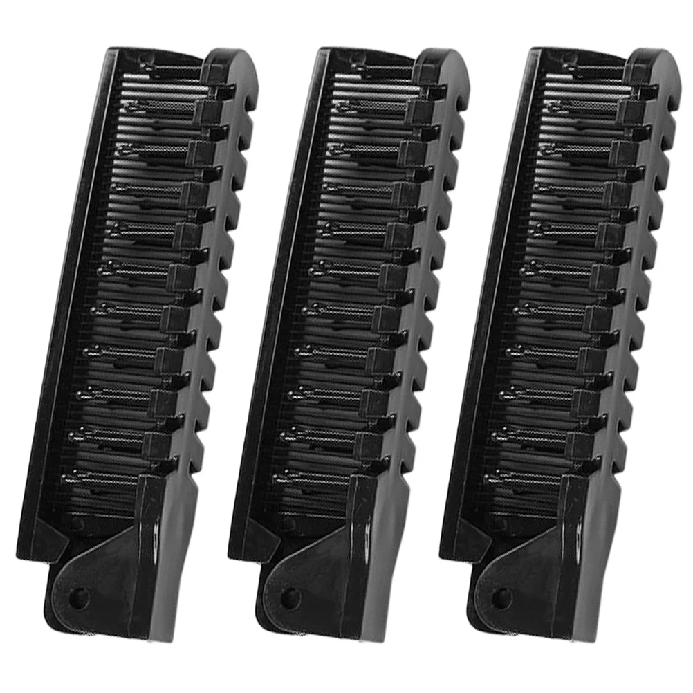 

3pcs Travel Folding Hair Brushes Portable Double Headed Comb Pocket Hair Combs